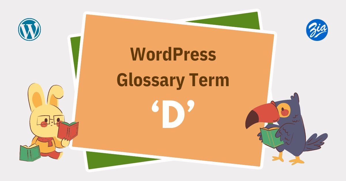 WordPress Glossary Term D